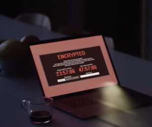 Ransomware encrypted computer