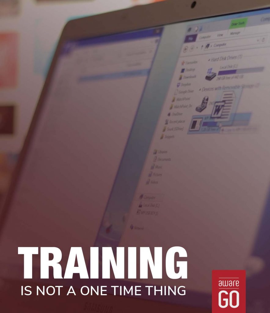 What is Security Awareness Training - it is not a one time thing