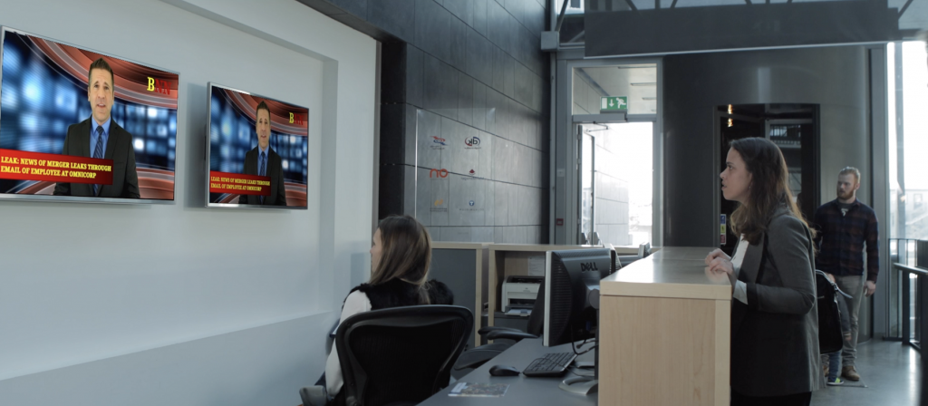 Woman uses private email account for work to work from home. Sensitive information gets leaked. Not using your personal media for confidential information is one of the cyber security tips for working from home.
