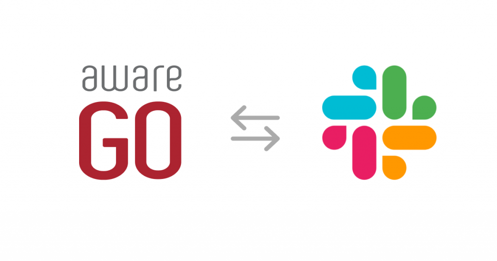 AwareGO's Slack integration logo. Companies can do cyber security awareness training through Slack.