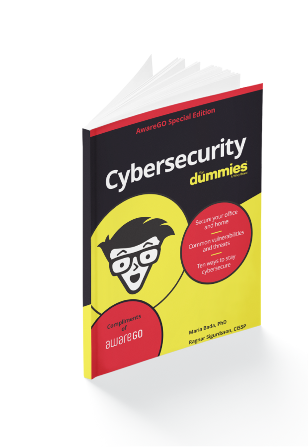 Cybersecurity For Dummies book AwareGO
