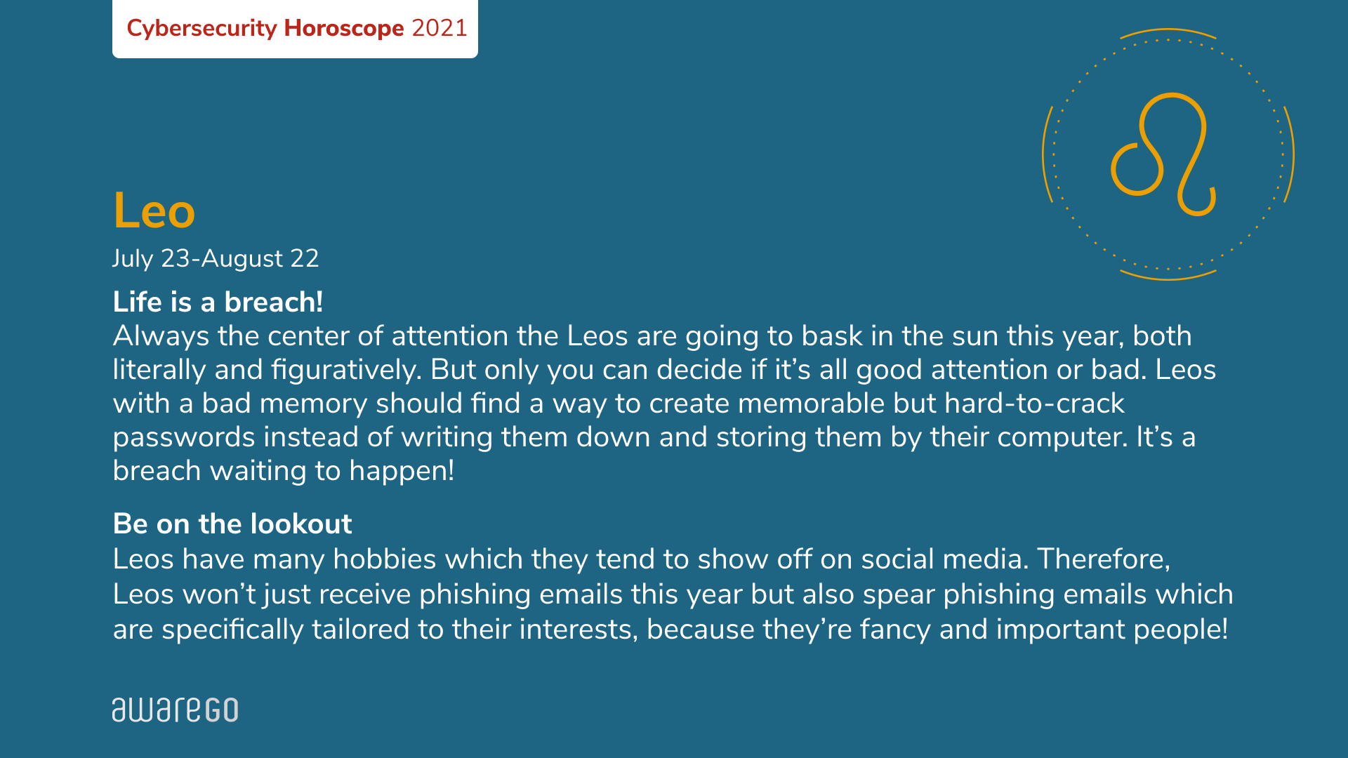 security awareness training horoscope
